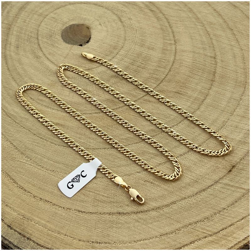 Elegancki Łańcuszek Męski Ze Stali Chirurgicznej, Rombo 50cm/4mm + Gra