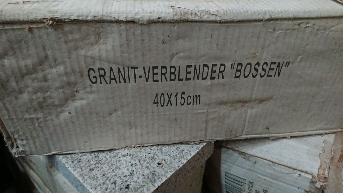 Granit Verblender Bossen 40x15 - nowy