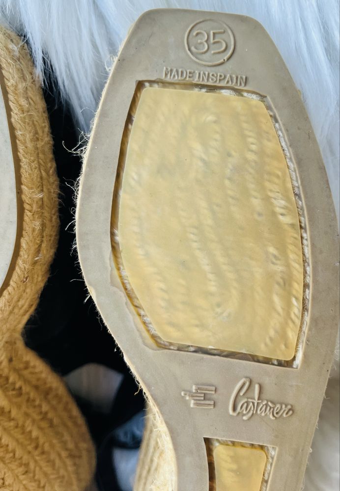 Espadryle na koturnie 35