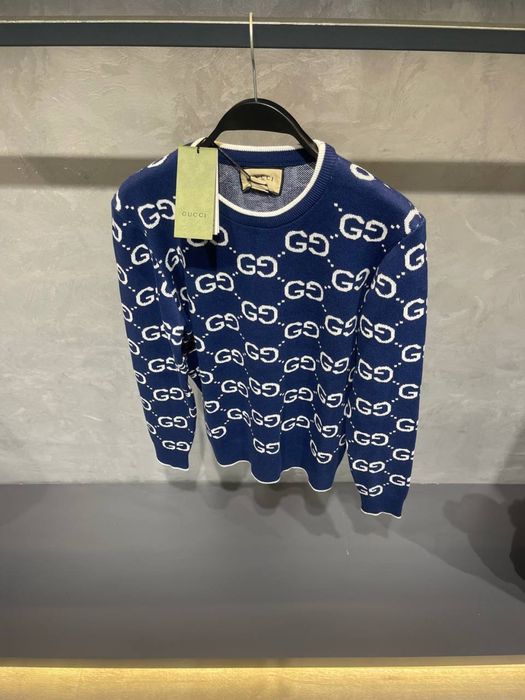 Светр Gucci чоловічий бавовняний светр гуччі чоловічий бавовняний