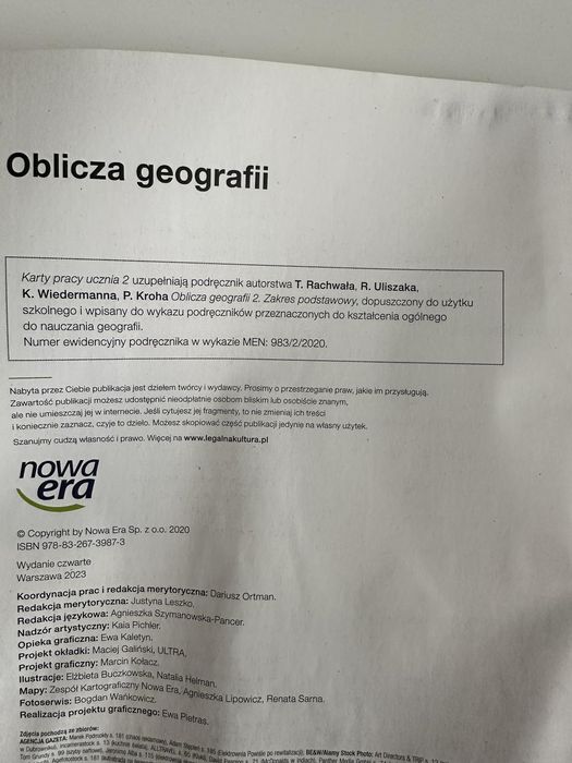 Oblicza geografii Karty pracy 2 zakres podstawowy Nowa era