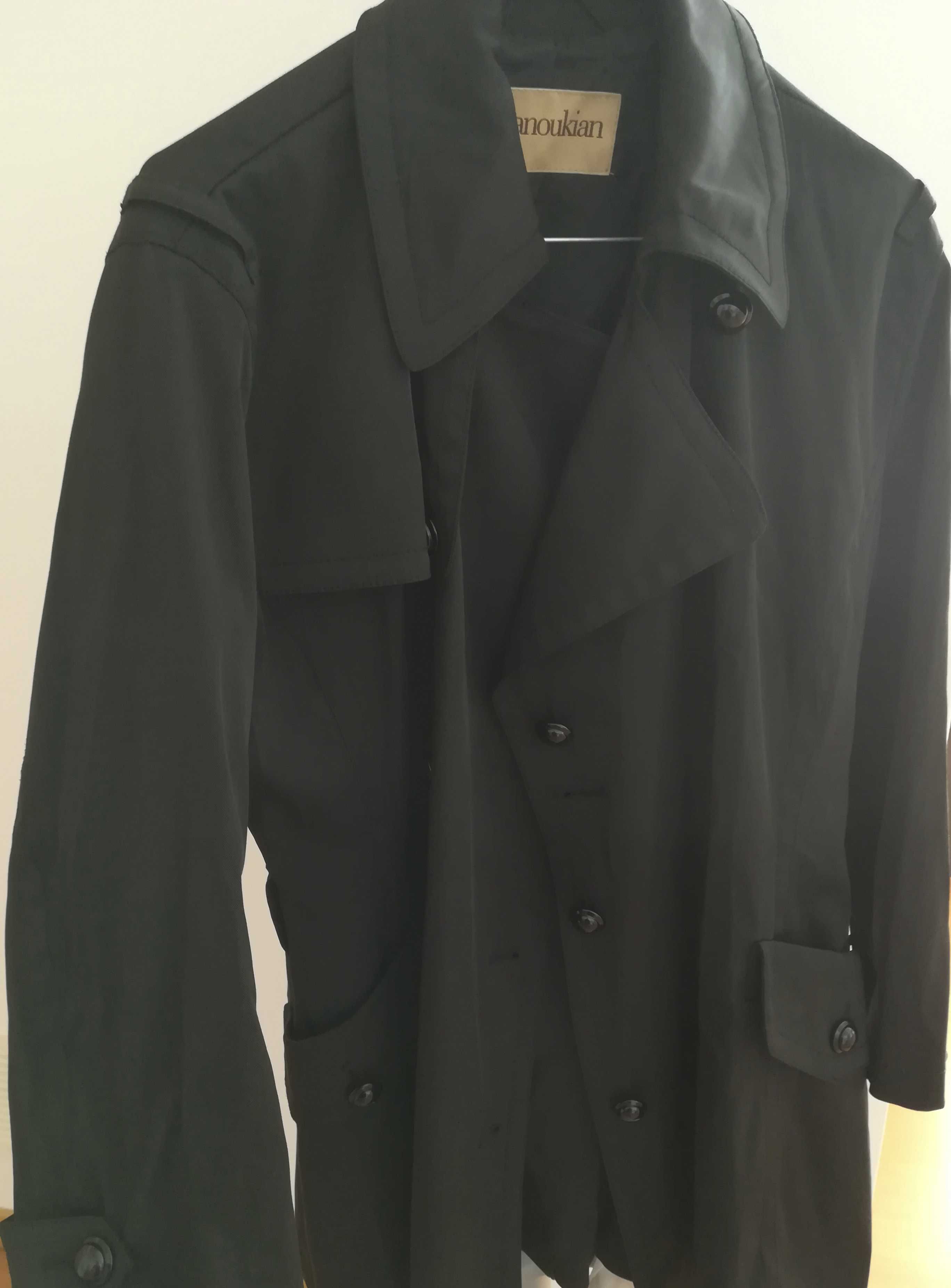 Gabardine Trench coat Alain Manoukian Original serve a L ou XL