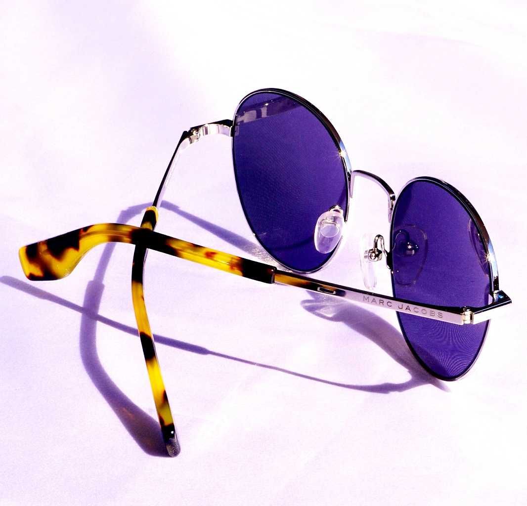 Okulary przeciwsłoneczne Marc Jacobs MARC 272/S B3VTE srebrne bursztyn