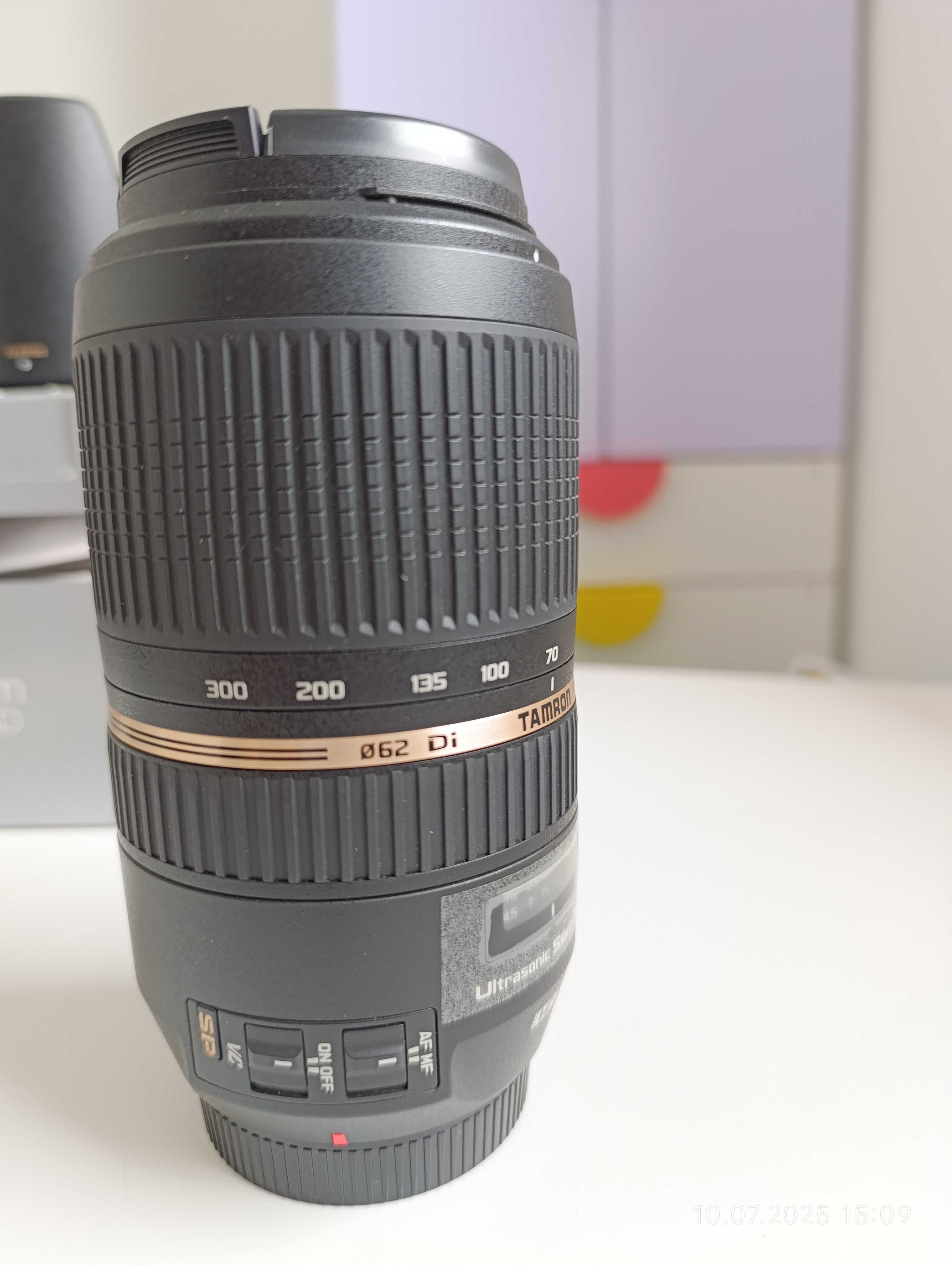 Tamron AF 70-300mm f4-5.6 SP Di USD VC Obiektyw Canon EF + pudełko
