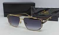 Cazal mod 756/3 очки мужские серый градиент в золотой металл оправе