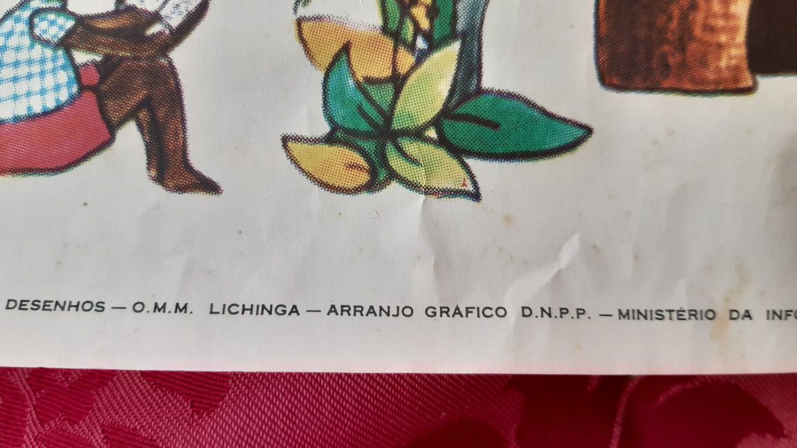 Poster/cartaz de Moçambique Dia Mundial da Criança