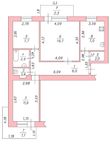 Продам 3-кімнатну квартиру в місті Самар (Новомосковськ)