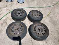 4 rodas completas com tampões (185/60/14) 5X100