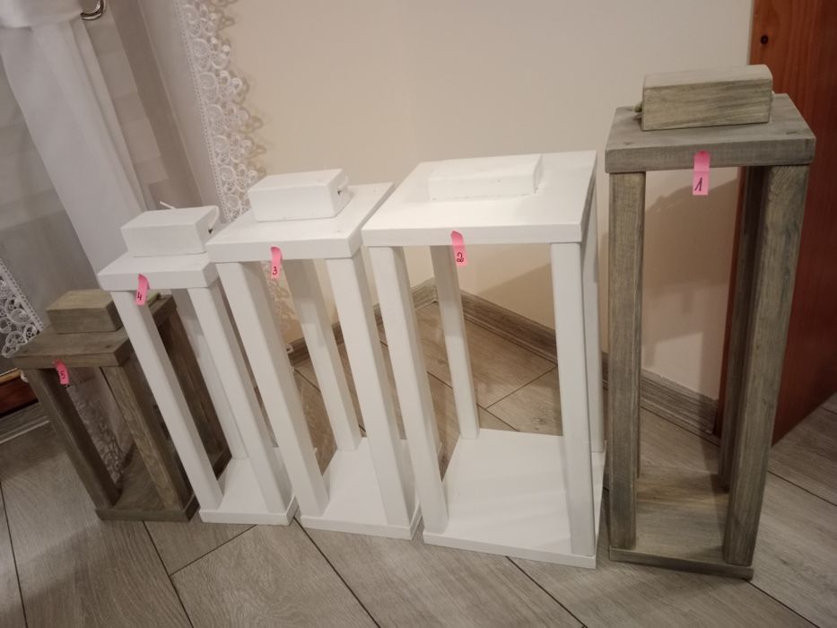 Latarenki  drewniane (do zrobienia własnej aranżacji)