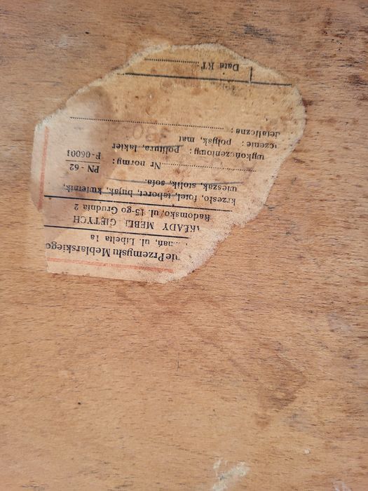 Komplet krzeseł z lat 70