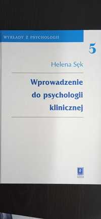 Wprowadzenie do psychologii klinicznej. Helena Sęk. 320 stron