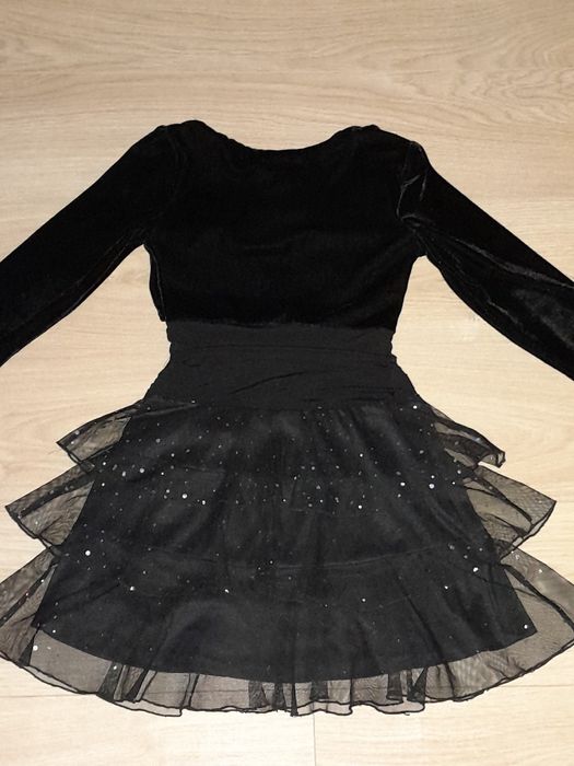 128/134 Sukienka dziewczęca Halloween Bal Przebierańców czarownica