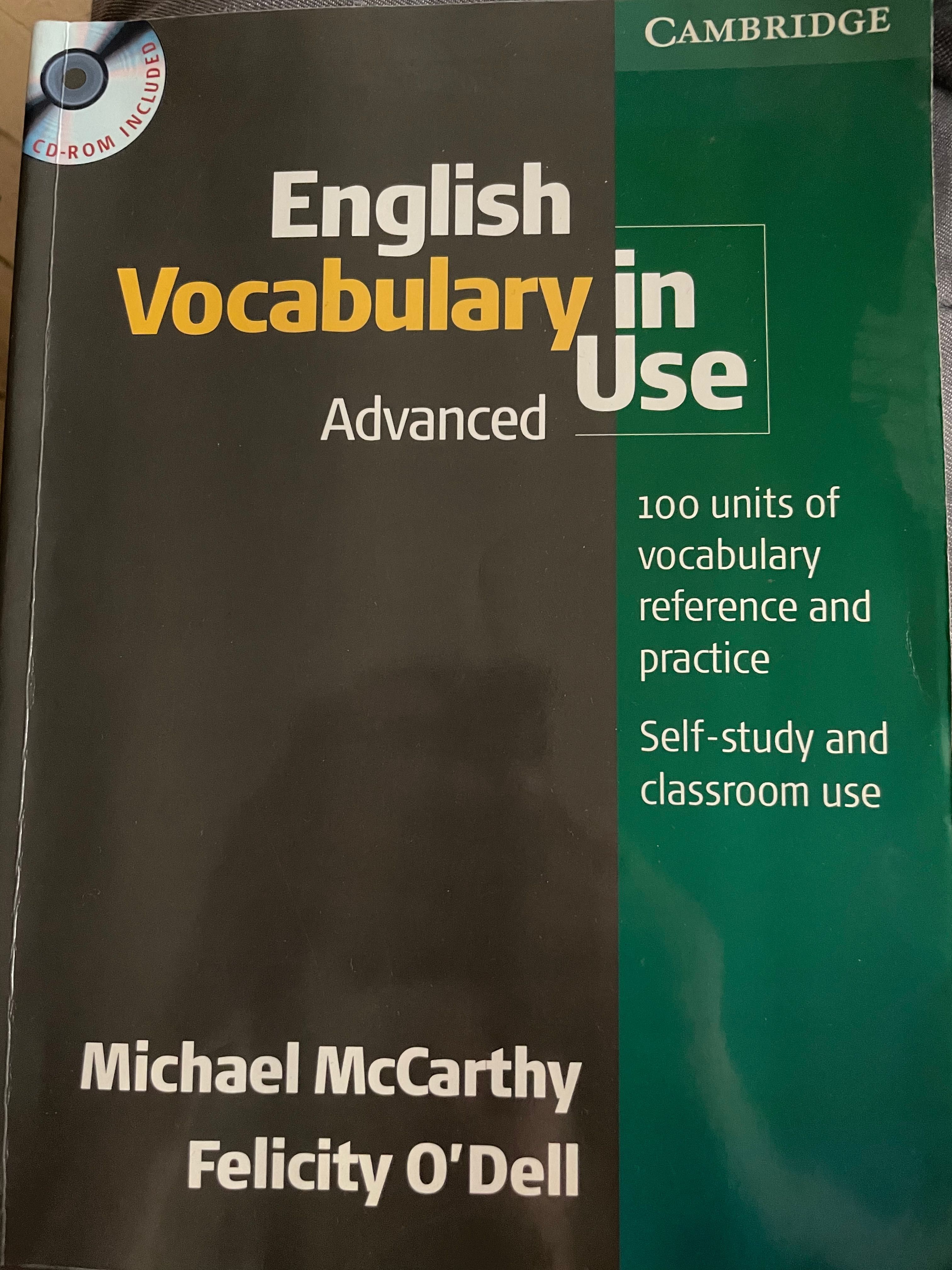 English vocabulary in use : advanced