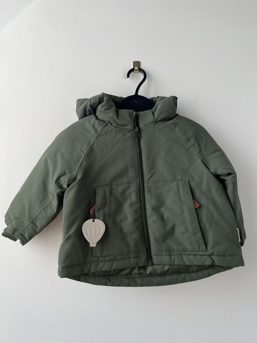 Pompdelux kurtka dziecięca khaki r.86