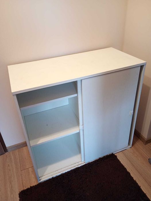 szafka ikea, biala, rozsuwana, super do biura/domu, możliwy transport
