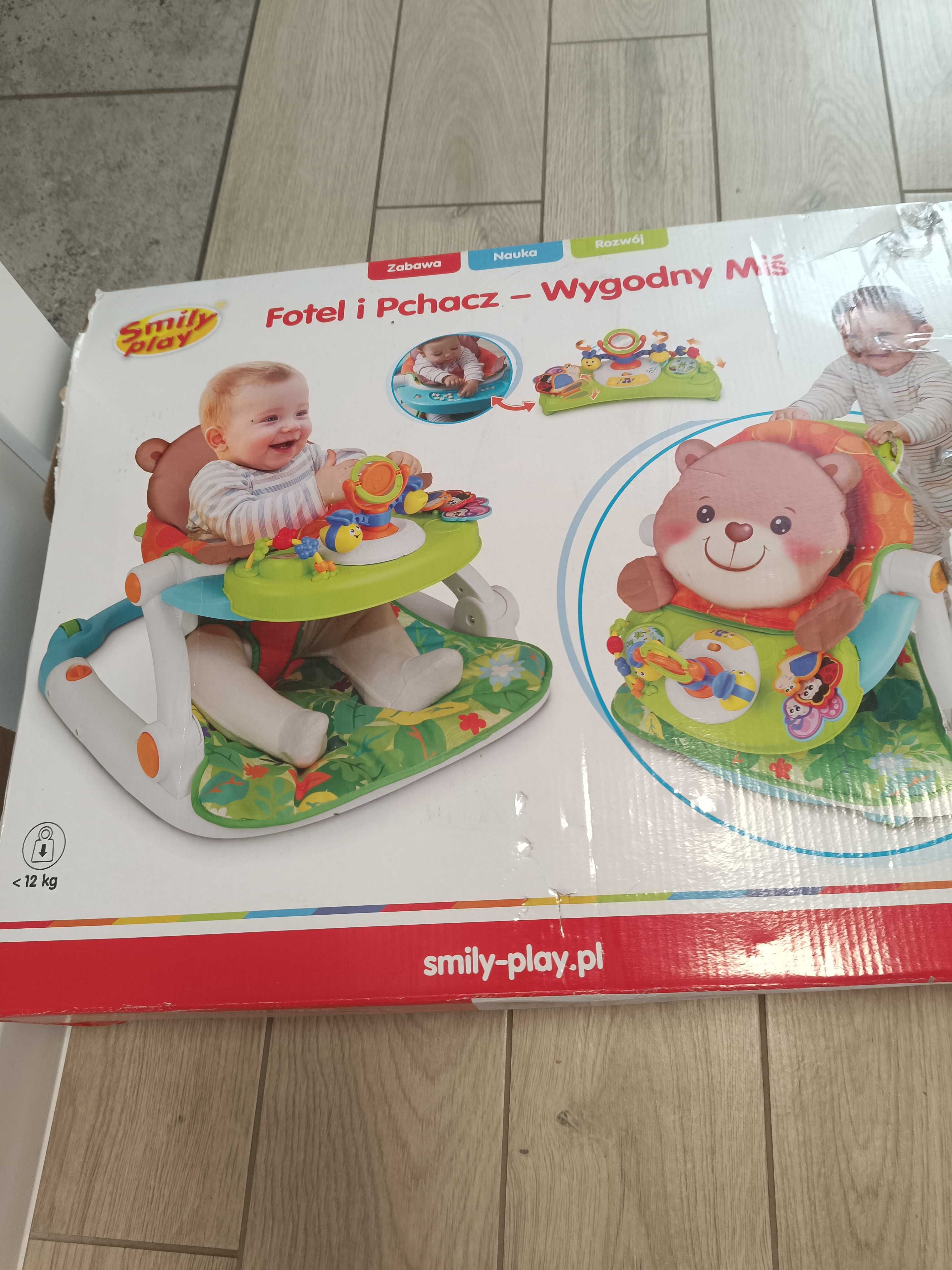 Pchacz fotel dla dziecka