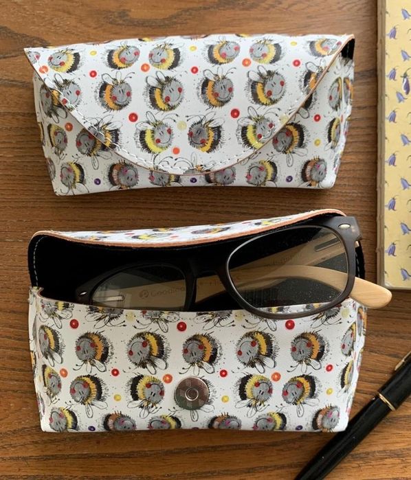 Etui na okulary GL02 Pszczółki oprawa: folia