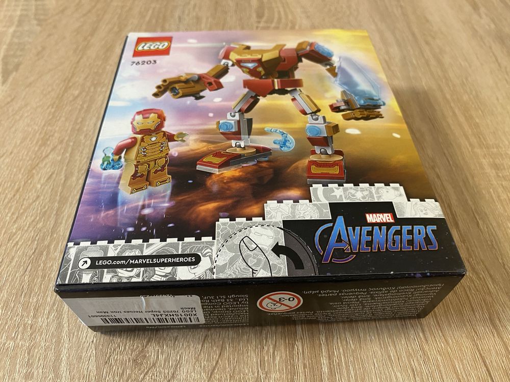 Nowe LEGO MARVEL 76203 Mechaniczna Zbroja Iron Mana Okazja!