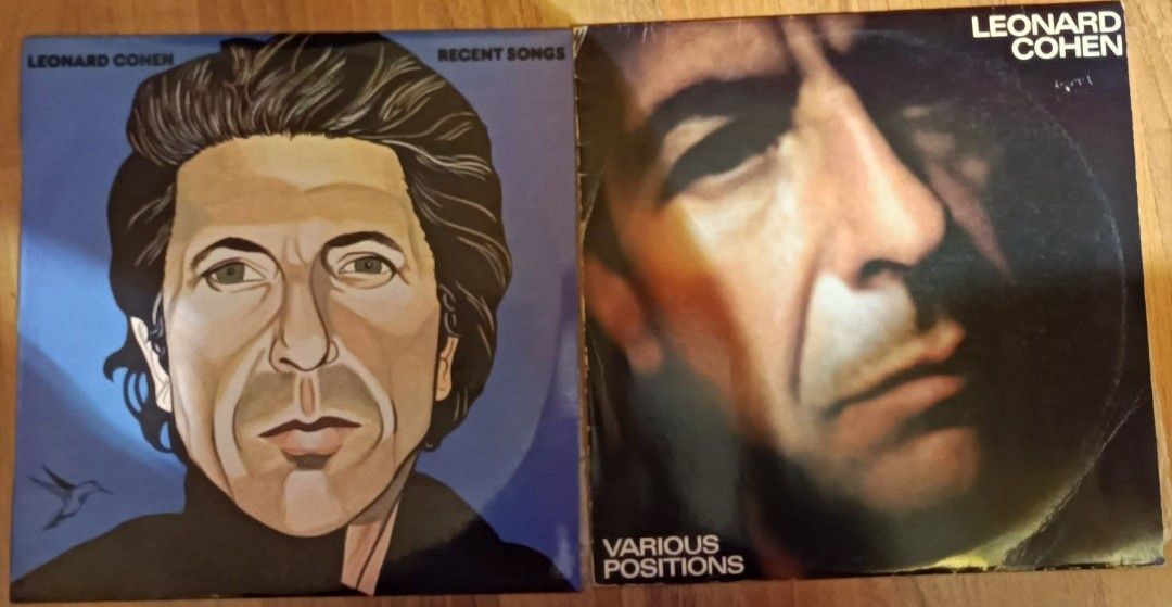 Leonard Cohen "Recent Songs"+"Various Positions" LPs