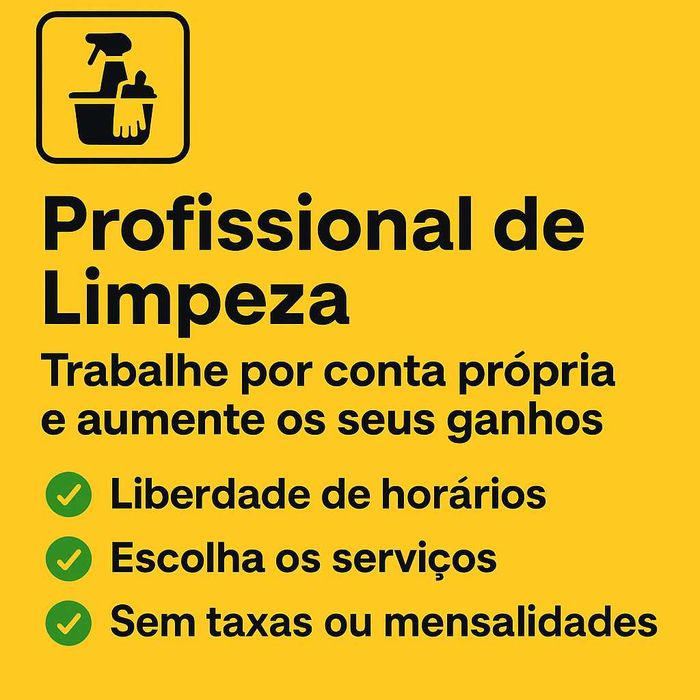 Oportunidade para profissionais de limpeza – ganhos extras
