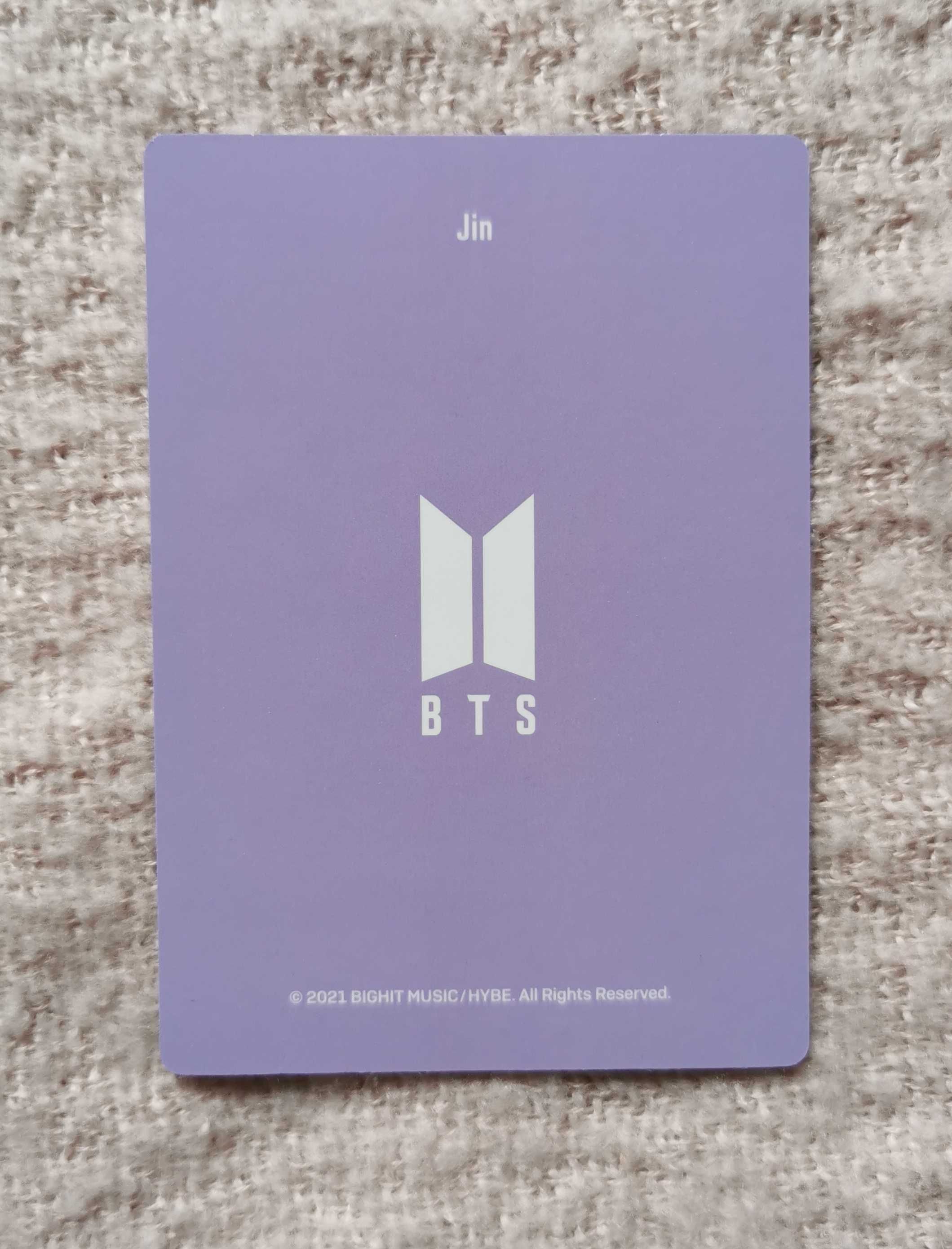 BTS Jin Seokjin - karta z merch boxu