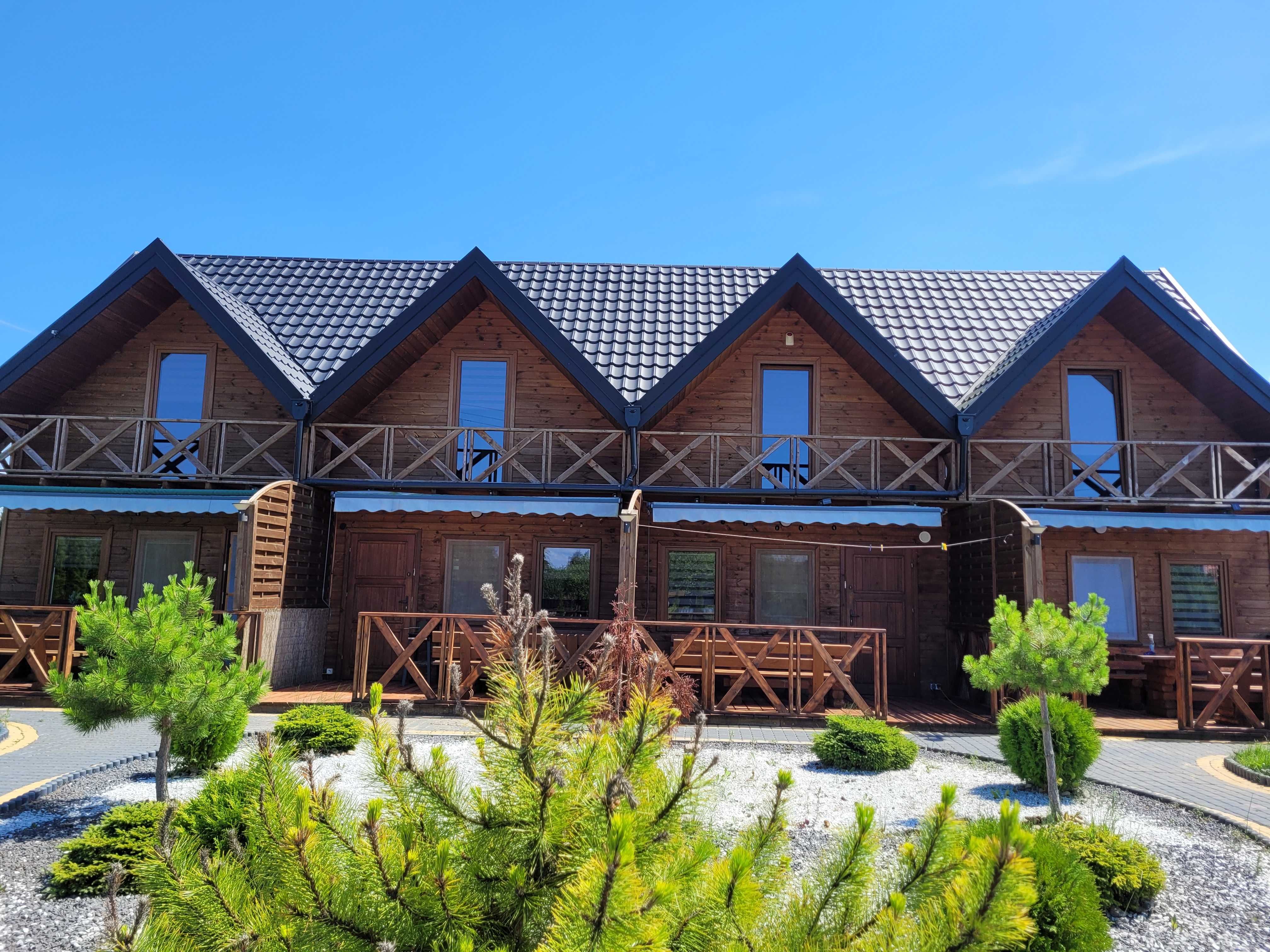 Wynajem drewnianych domków - Spokojna Przystań, Jantar