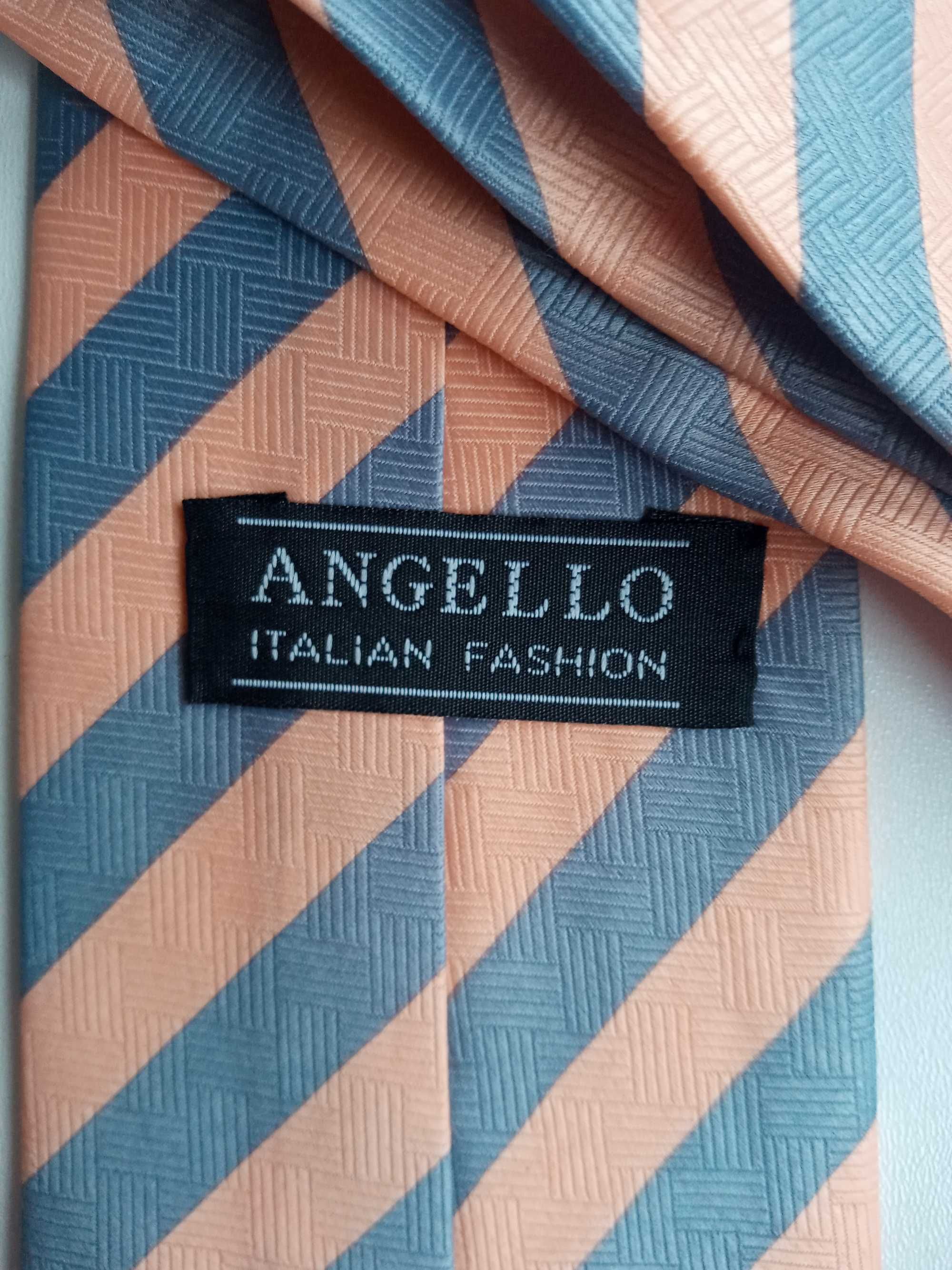 #32 Angello krawat w paski