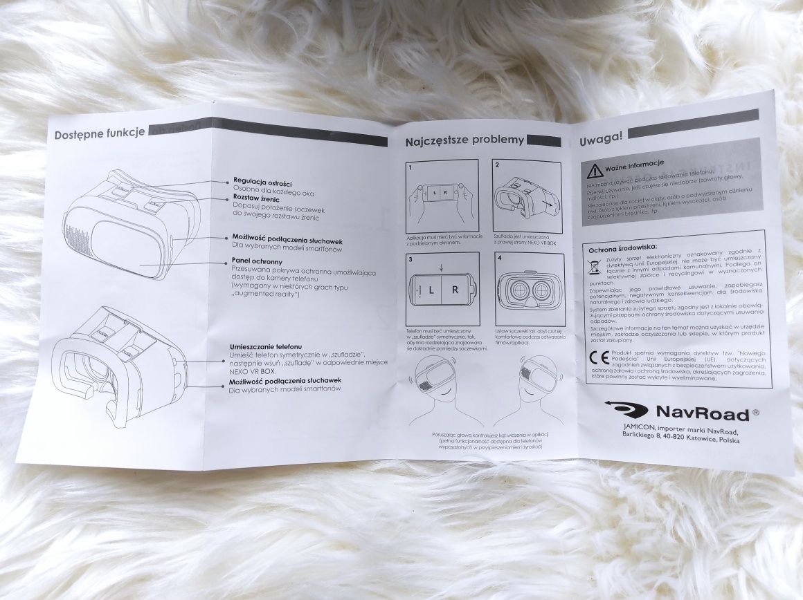 NEXO VR BOX okulary Wirtualna Rzeczywistość Nowe