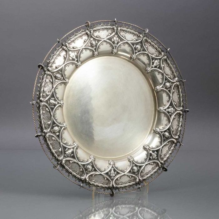 Belíssima Bilheteira em Prata Portuguesa