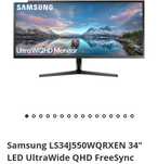 Monitor samsung 34 polegadas