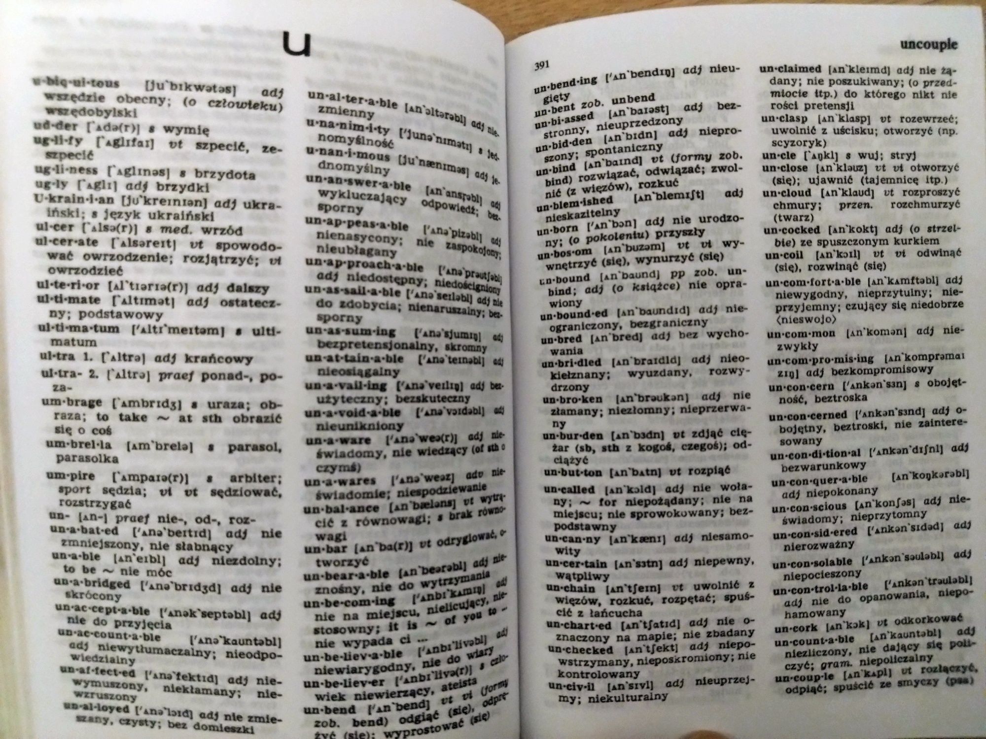Słownik kieszonkowy English-Polish, Polish-English