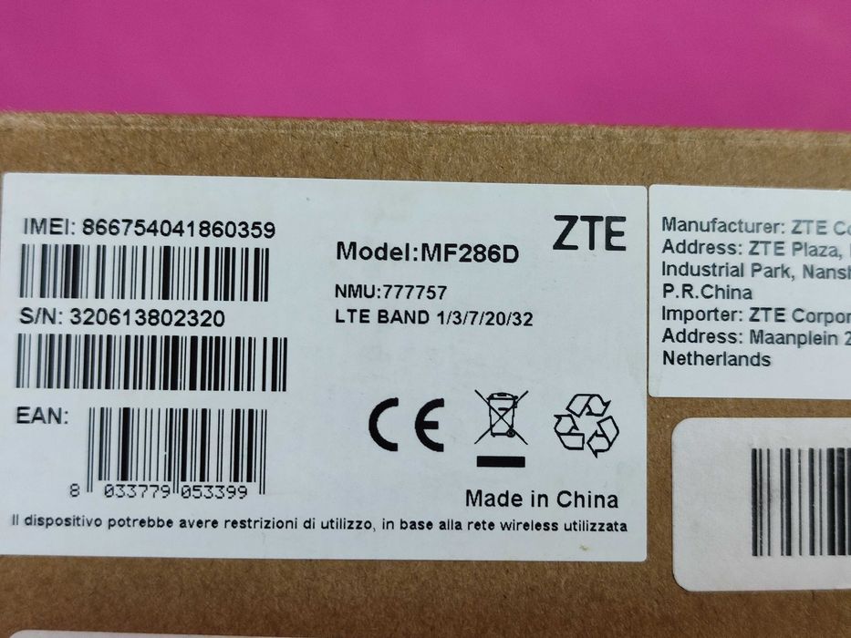 600mbps ZTE MF286D Cat.12 - Router.Modem 4G