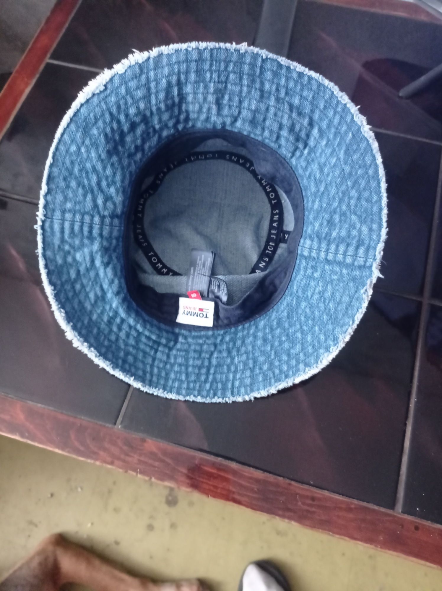 Czapka jeansowa Tommy Hilfiger Kapelusz