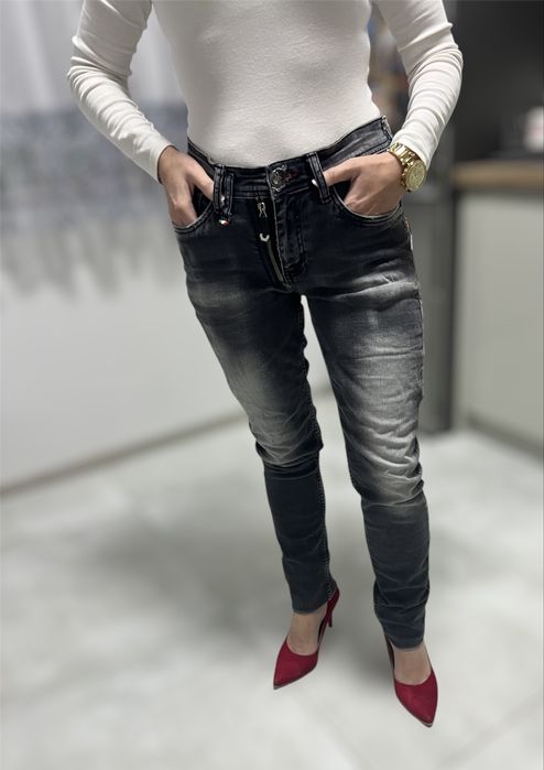 Damskie szare spodnie Philipp Plein M