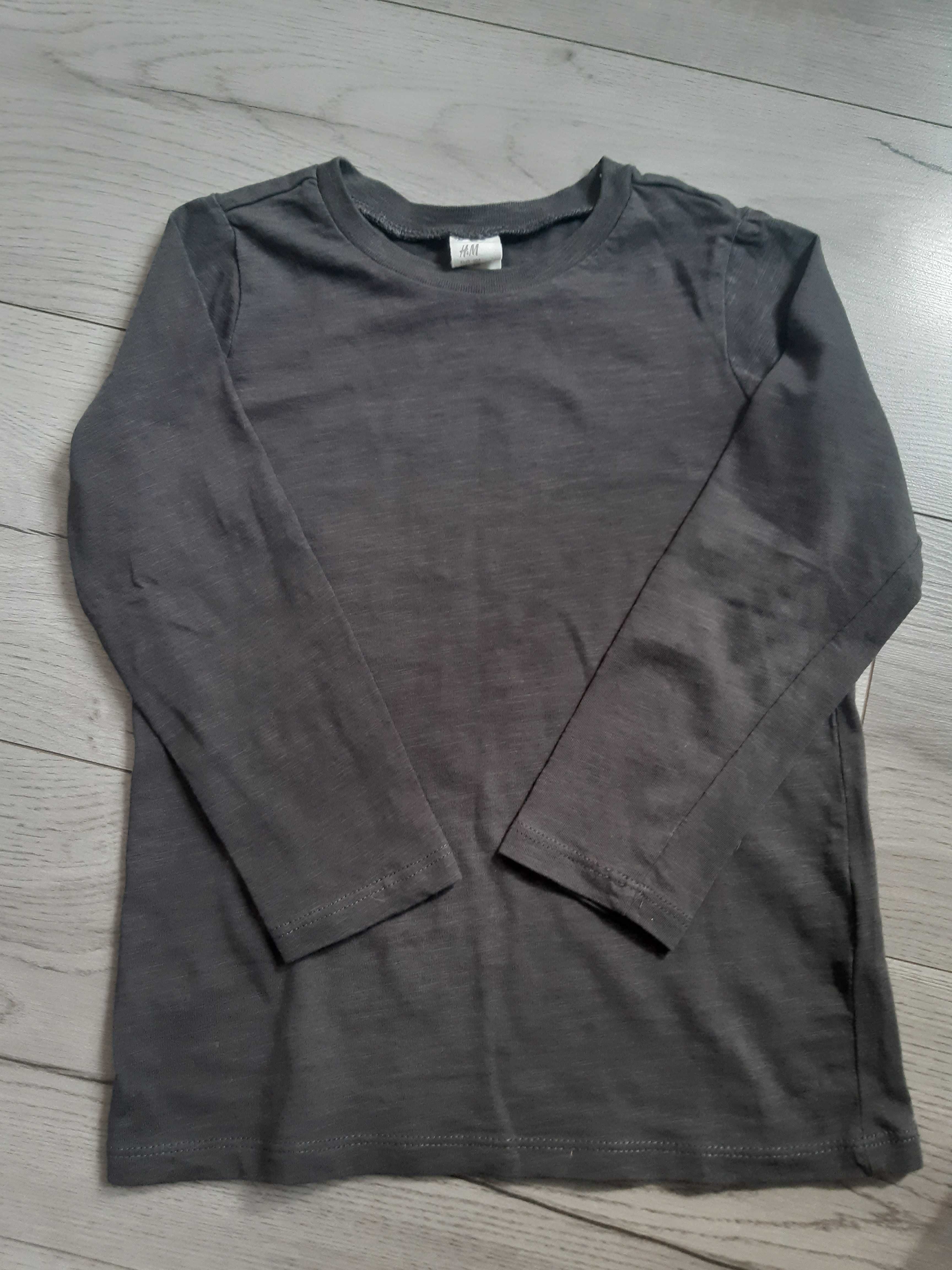 H&M 104 t-shirt z długim rękawem koszulka bluzka