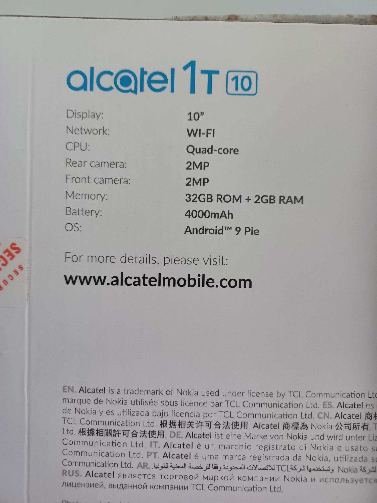 Tablet Alcatel 1T 32GB