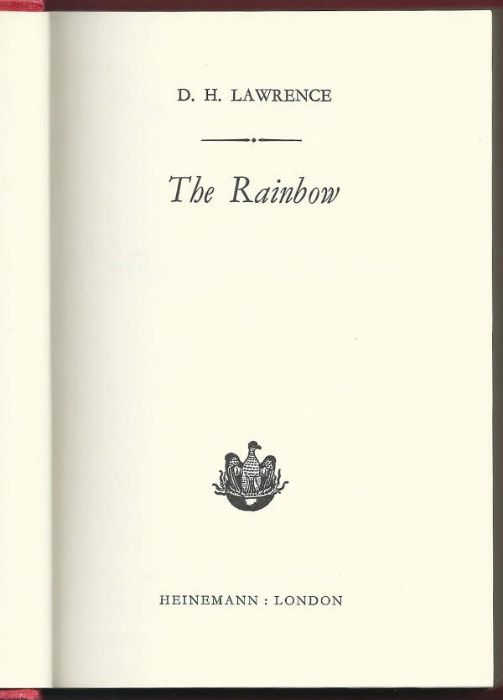 The rainbow - D. H. Lawrence