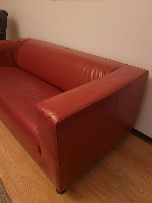 Sofá Klippan vermelho