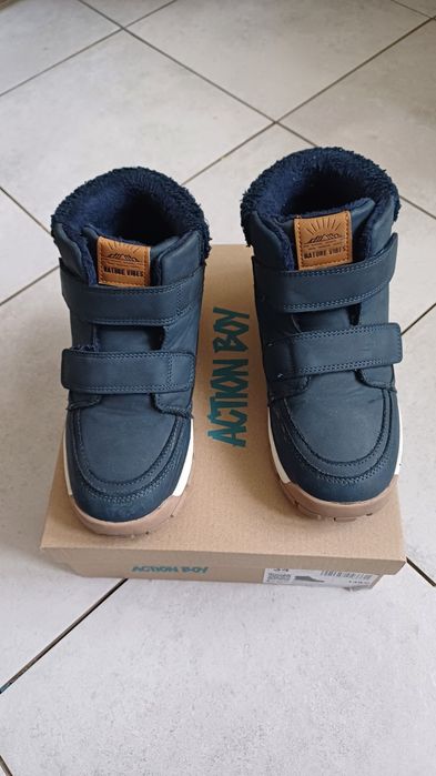 Zimowe buty chłopięce r.34