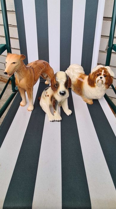 Статуетки фарфорові собаки, Левретка,Спаніель, COOPERCRAFT Англія