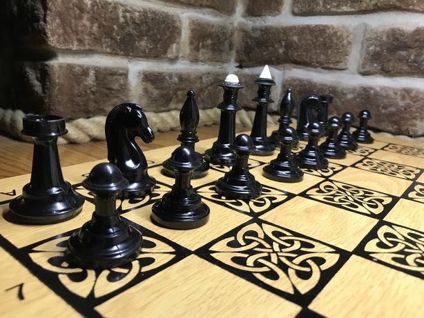 Шахматы шашки нарды 3в1 дошка 50х50 см