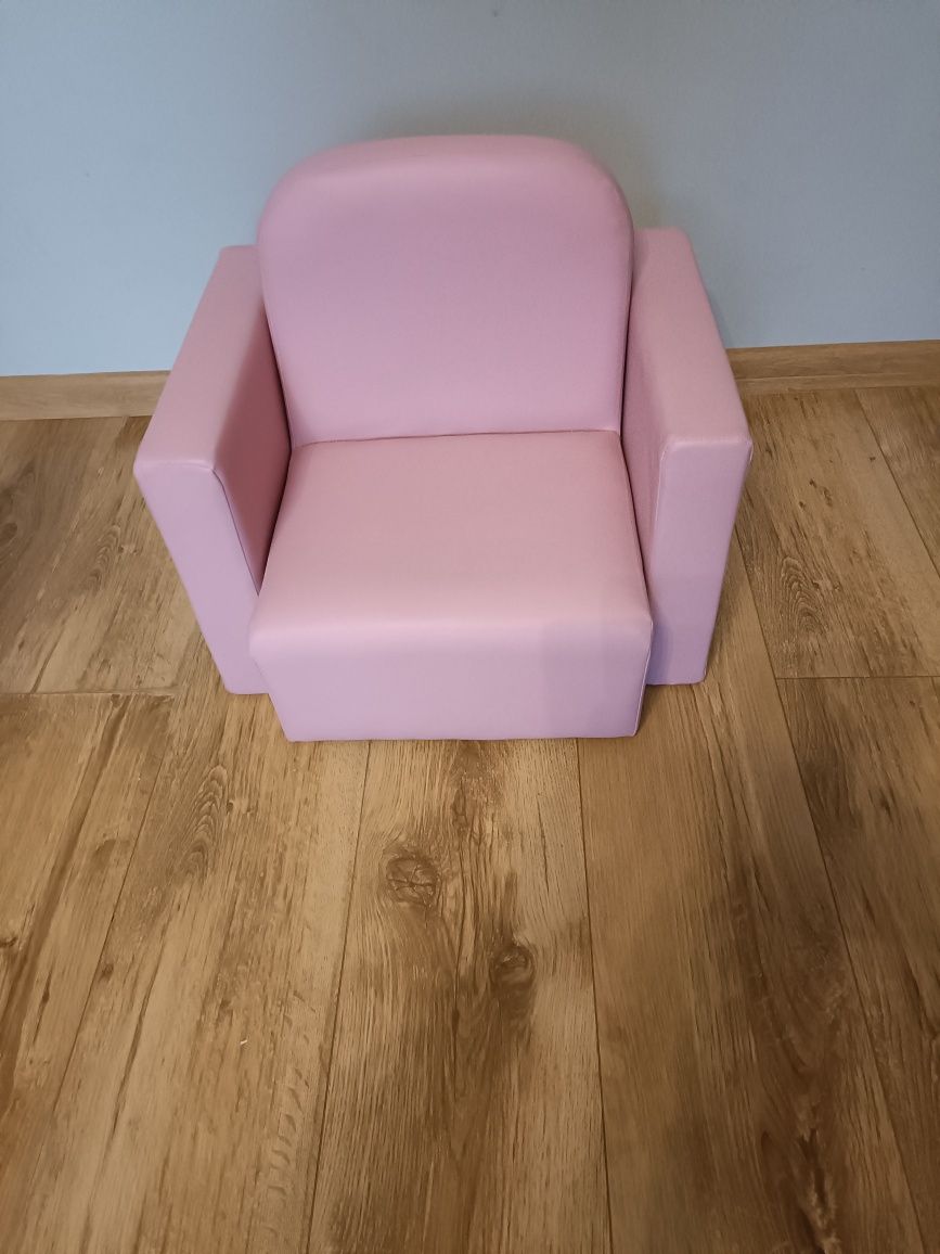 Fotel 2w1, stolik + krzesełko.