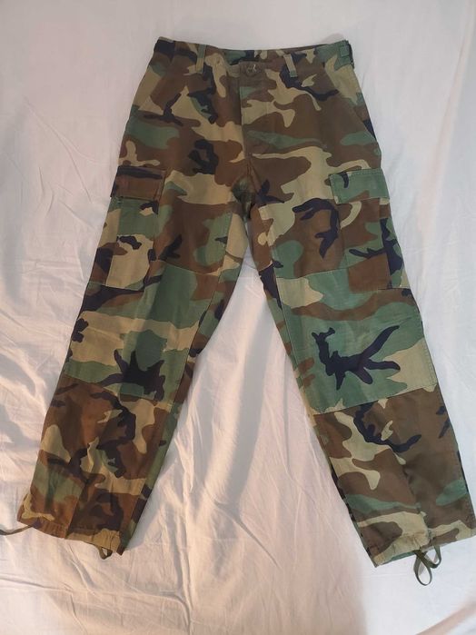 Spodnie wojskowe usa amerykanskie bojowki small x-short, idealny stan