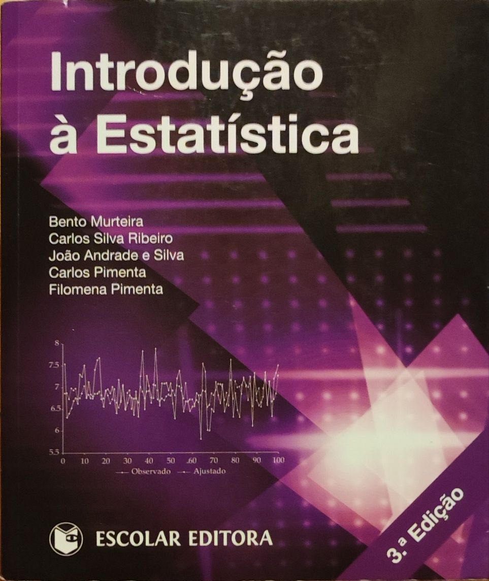 Livro "Introdução à Estatística" de Murteira