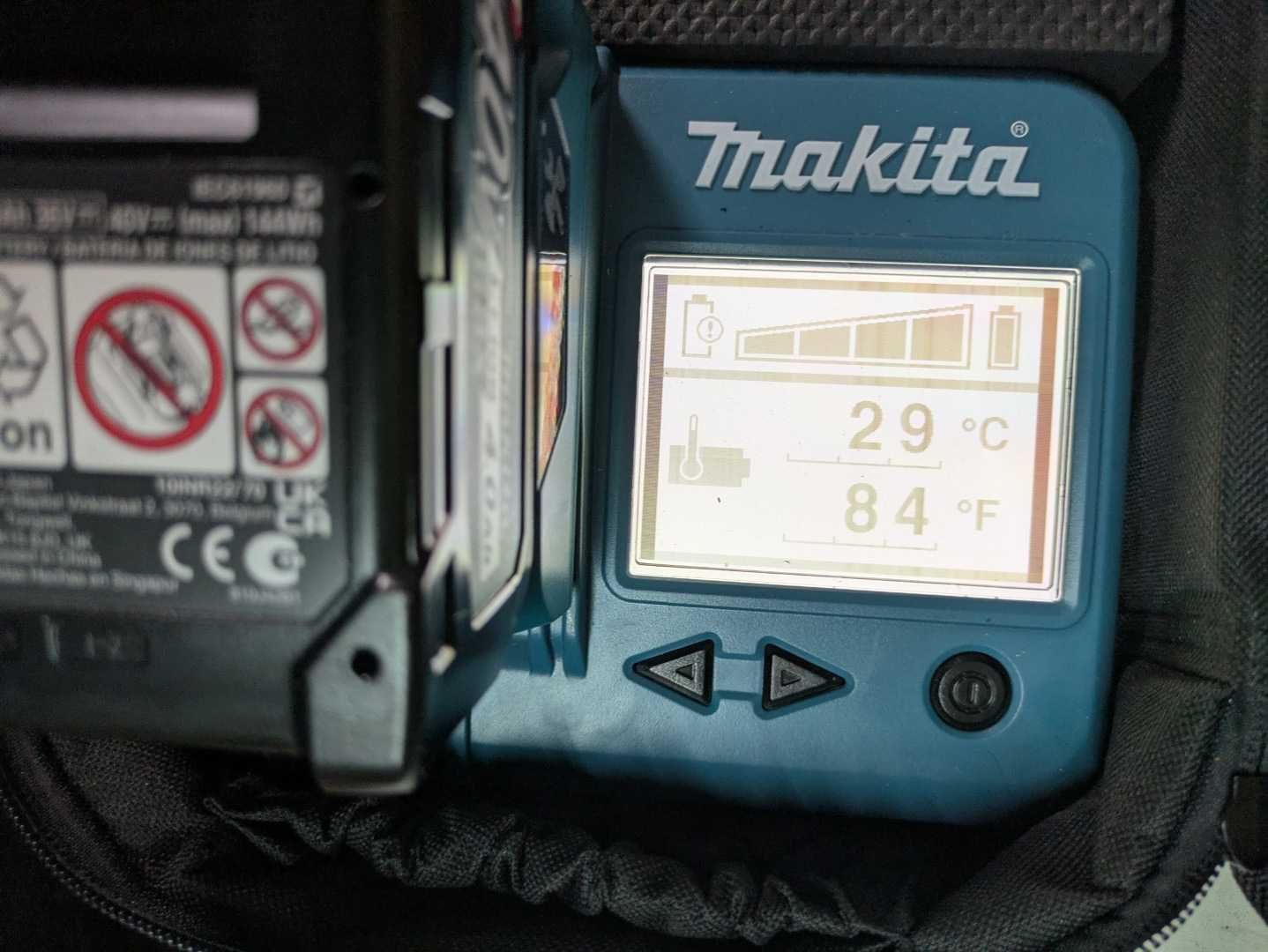 Bateria + Carregador Makita 40V XGT
