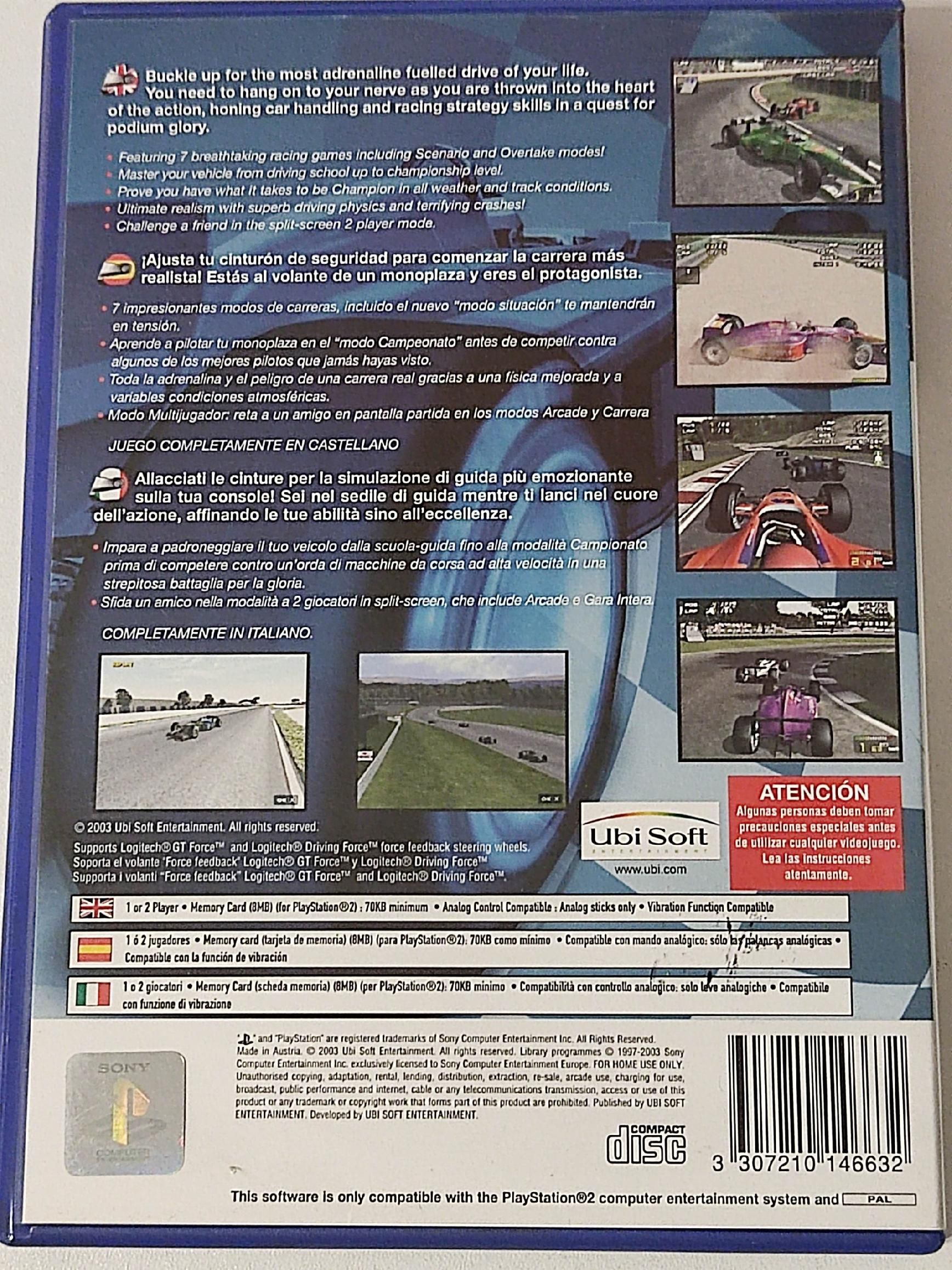 Ps2 Racing Simulation 3 Wyścigi Tir Gra Playstation