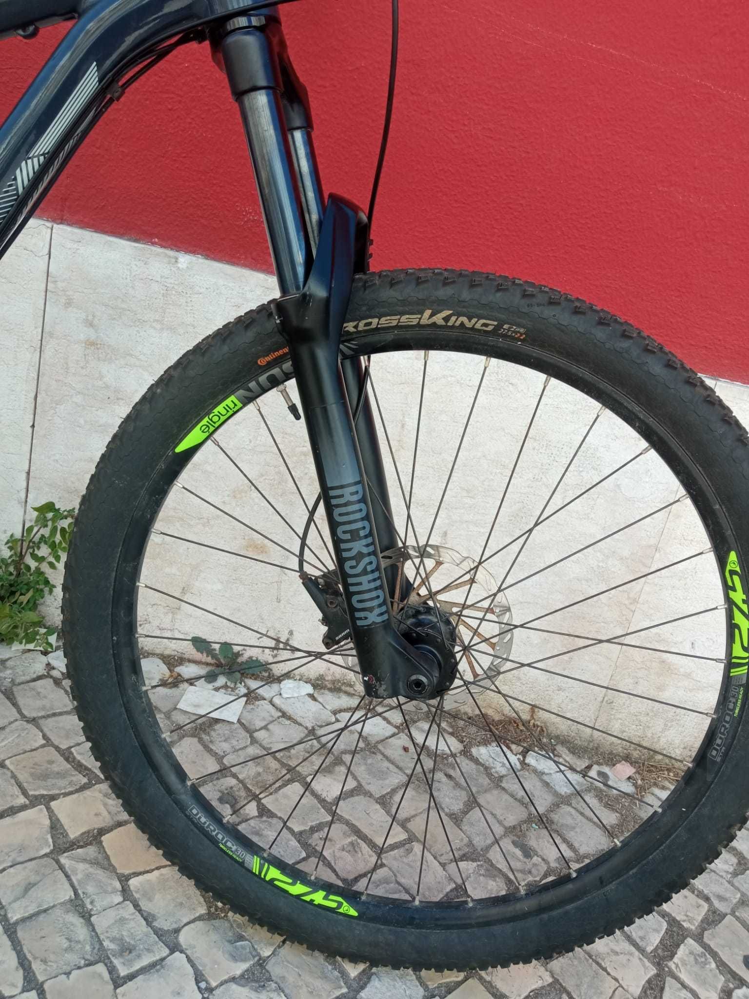 Rockrider AM50, tam S, travões hidráulicos, SRAM 1x12, dupla suspensão