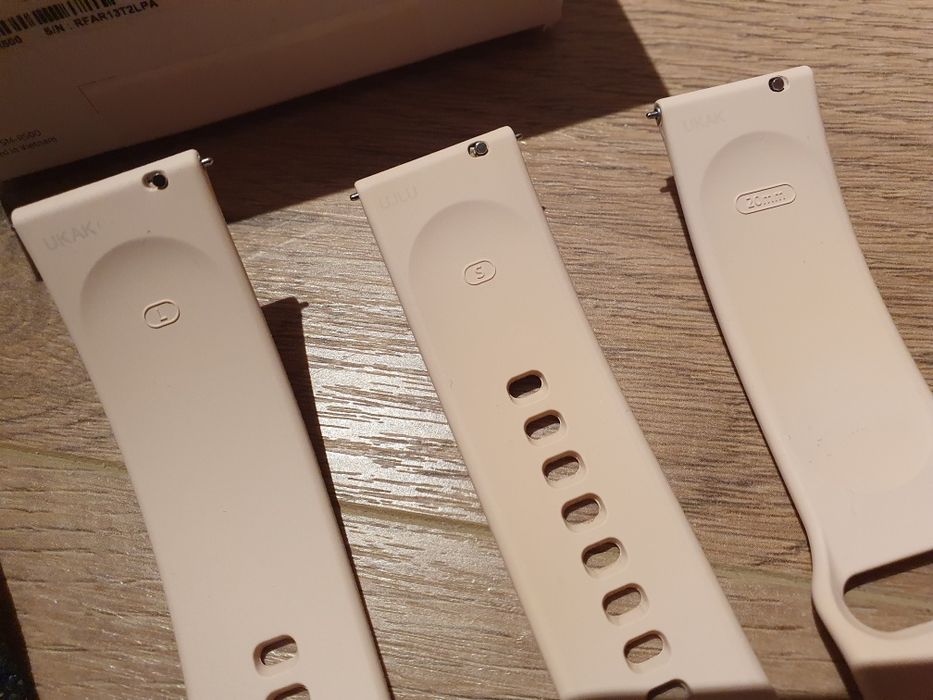 Pasek gumowy damski różowy do zegarka Samsung Galaxy Watch Active