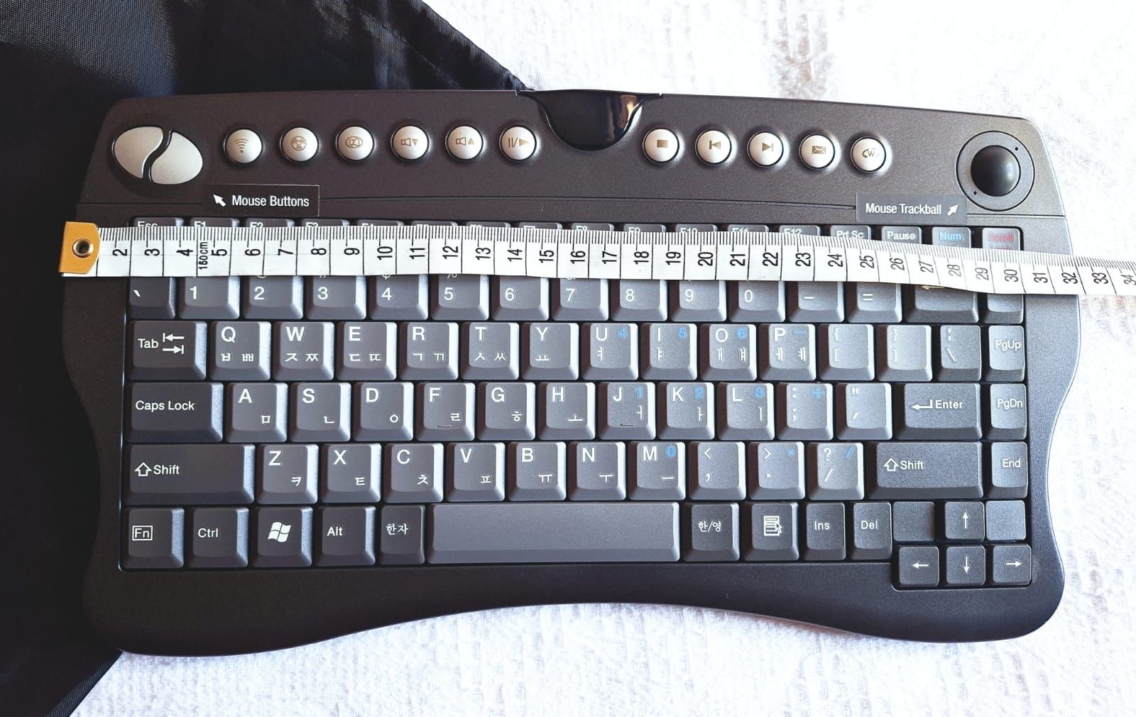 Bezprzewodowa Trackball Klawiatura