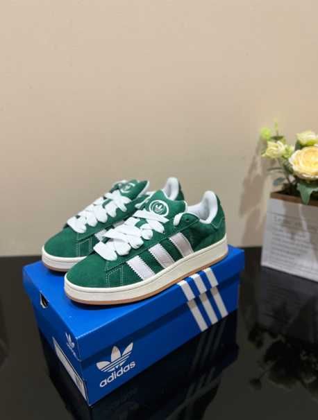 adidas Campus 00s DarkGreen Cloud White 38